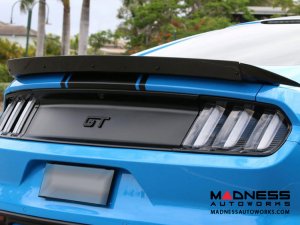 Ford Mustang Track Pack Style Spoiler w/ Adjustable Wickerbill by Anderson Composites - Carbon Fiber Ford Mustang Track Pack Style Spoiler w/ Adjustable Wickerbill by Anderson Composites - Carbon Fiber
